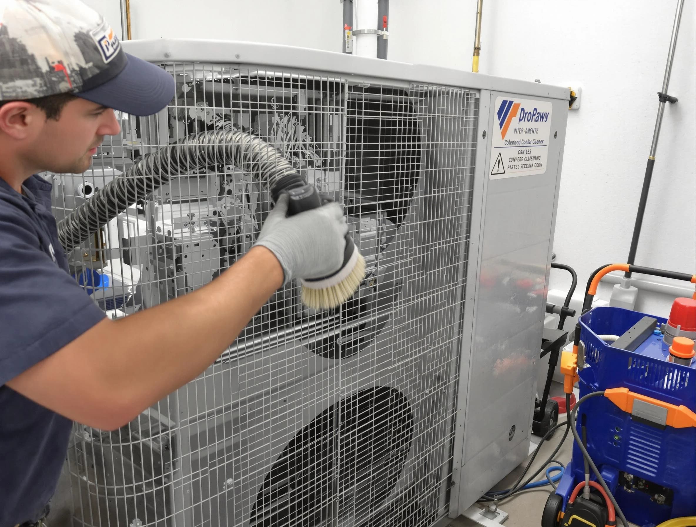 Coolidge Air Duct Cleaning specialist performing precision AC coil cleaning for improved system performance in Coolidge