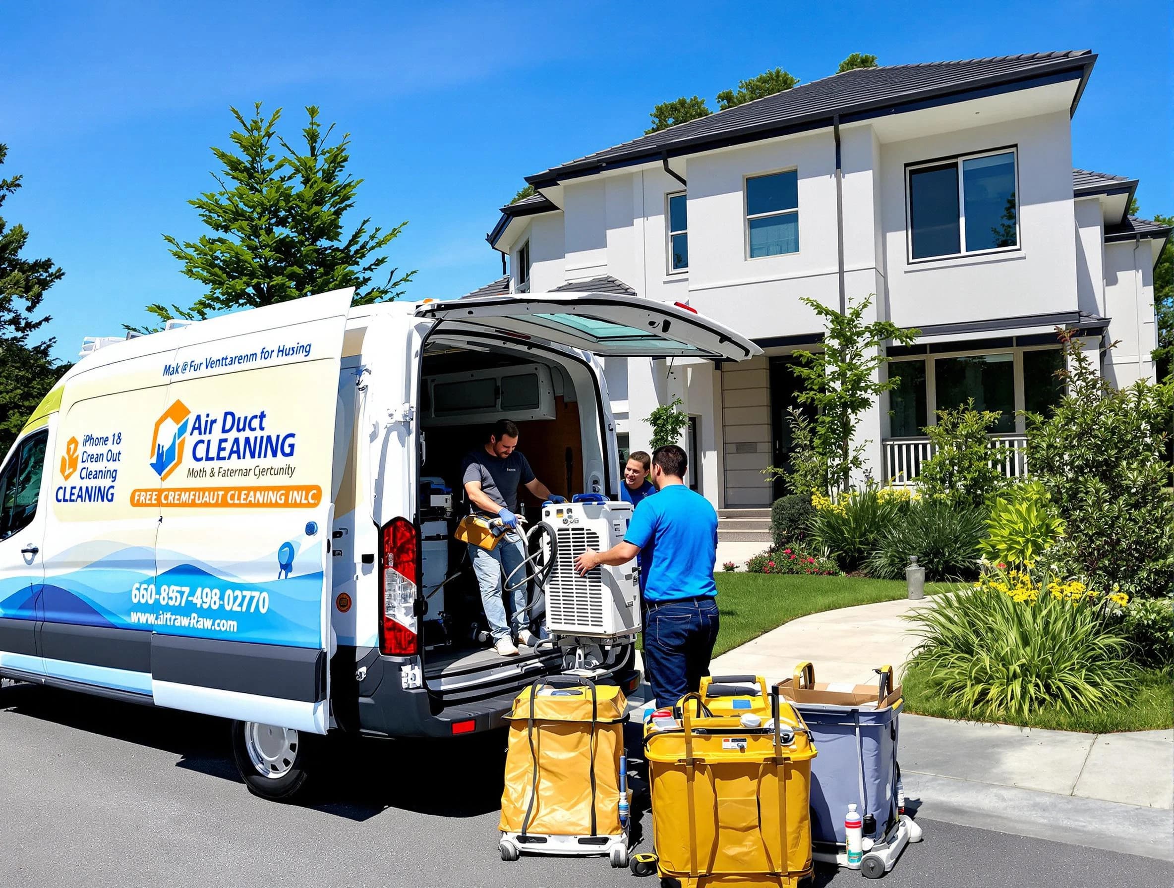 Coolidge Air Duct Cleaning technician performing professional air duct cleaning in Coolidge