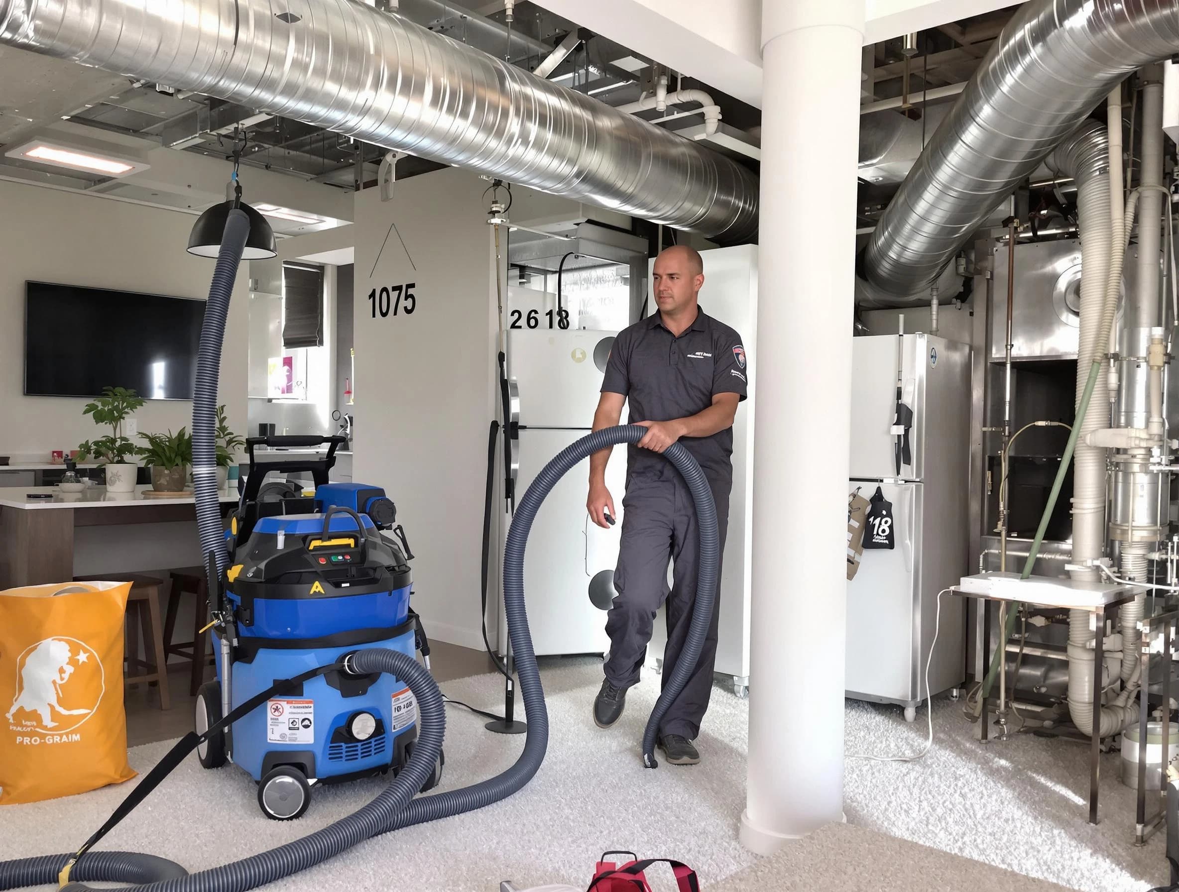 Coolidge Air Duct Cleaning expert performing detailed indoor duct cleaning for improved air quality in Coolidge