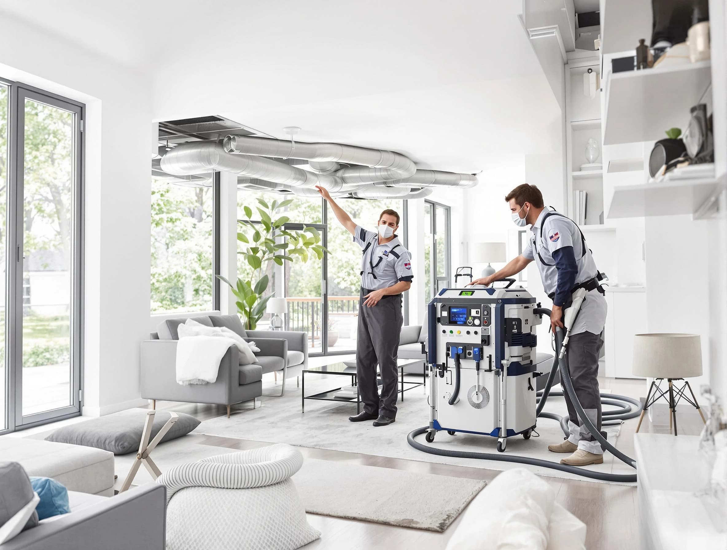Coolidge Air Duct Cleaning professional conducting pure air duct cleaning with state-of-the-art equipment in Coolidge
