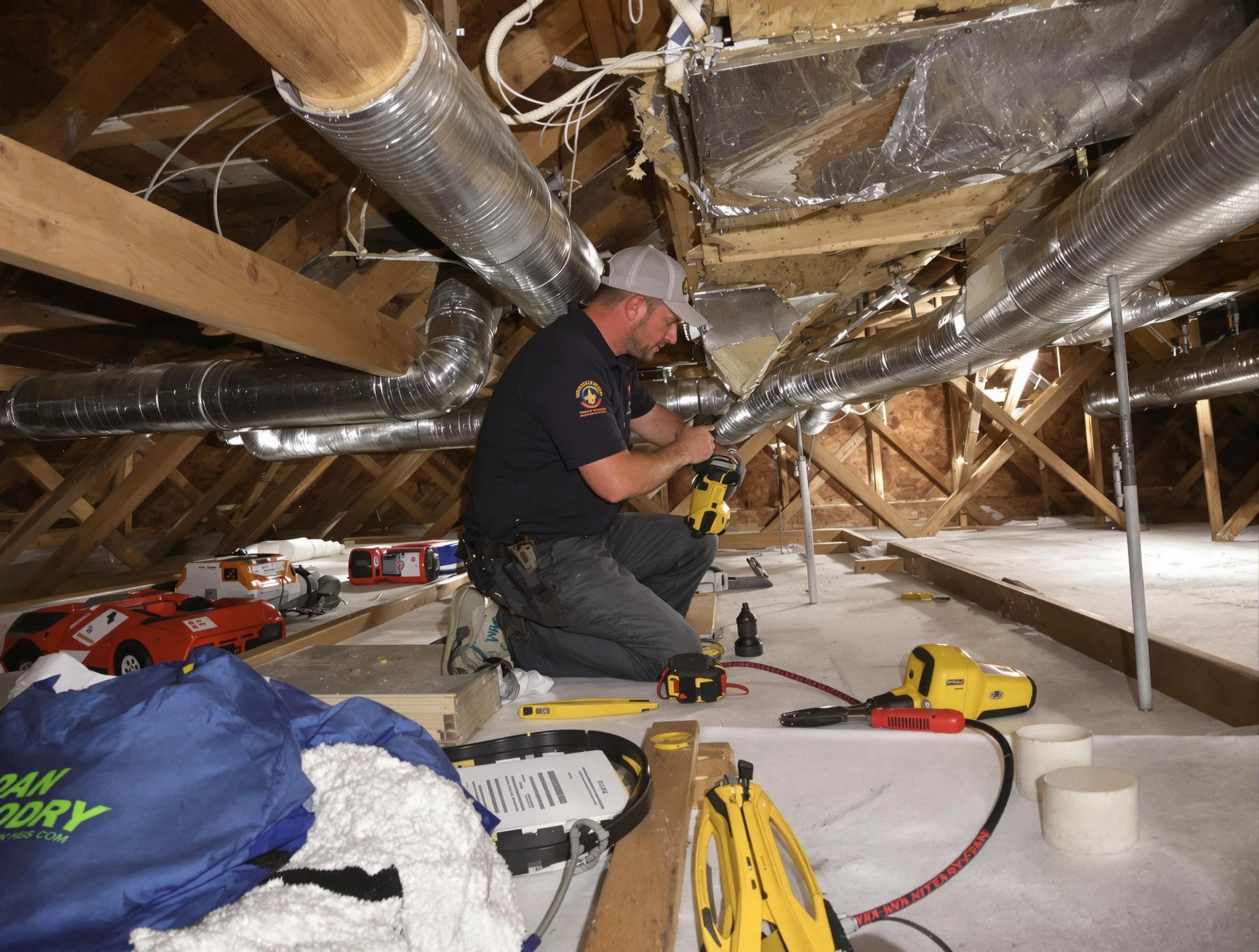 Professional air duct repair by Coolidge Air Duct Cleaning in Coolidge