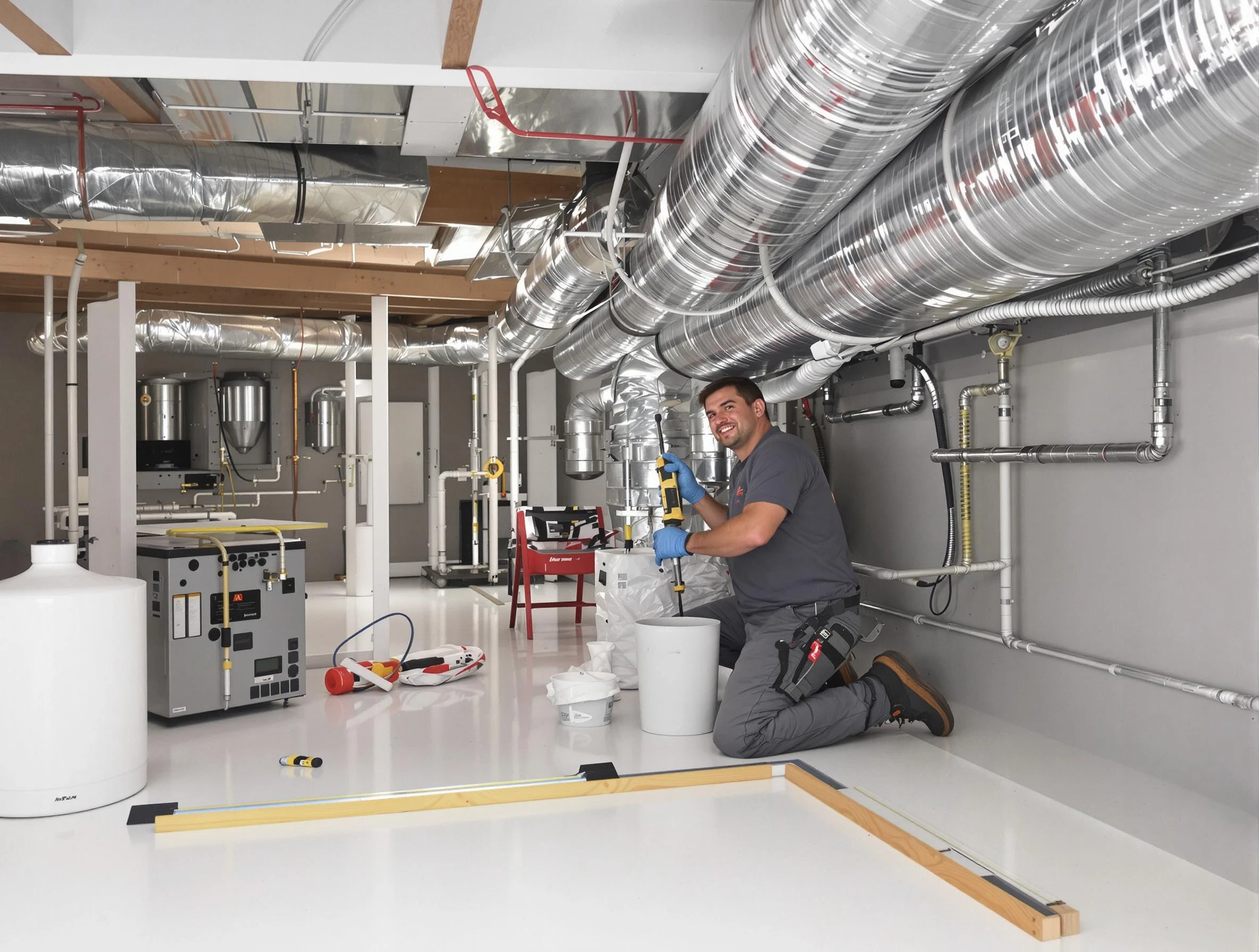 Professional duct sealing service by Coolidge Air Duct Cleaning in Coolidge