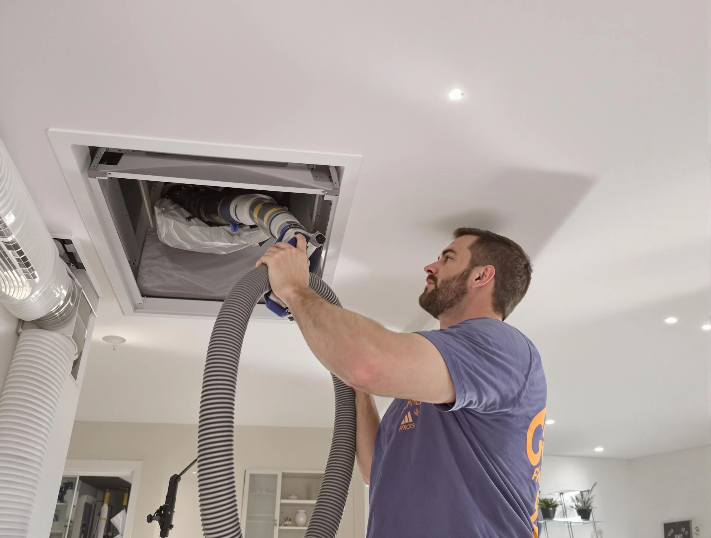Precision indoor duct cleaning by Coolidge Air Duct Cleaning in Coolidge