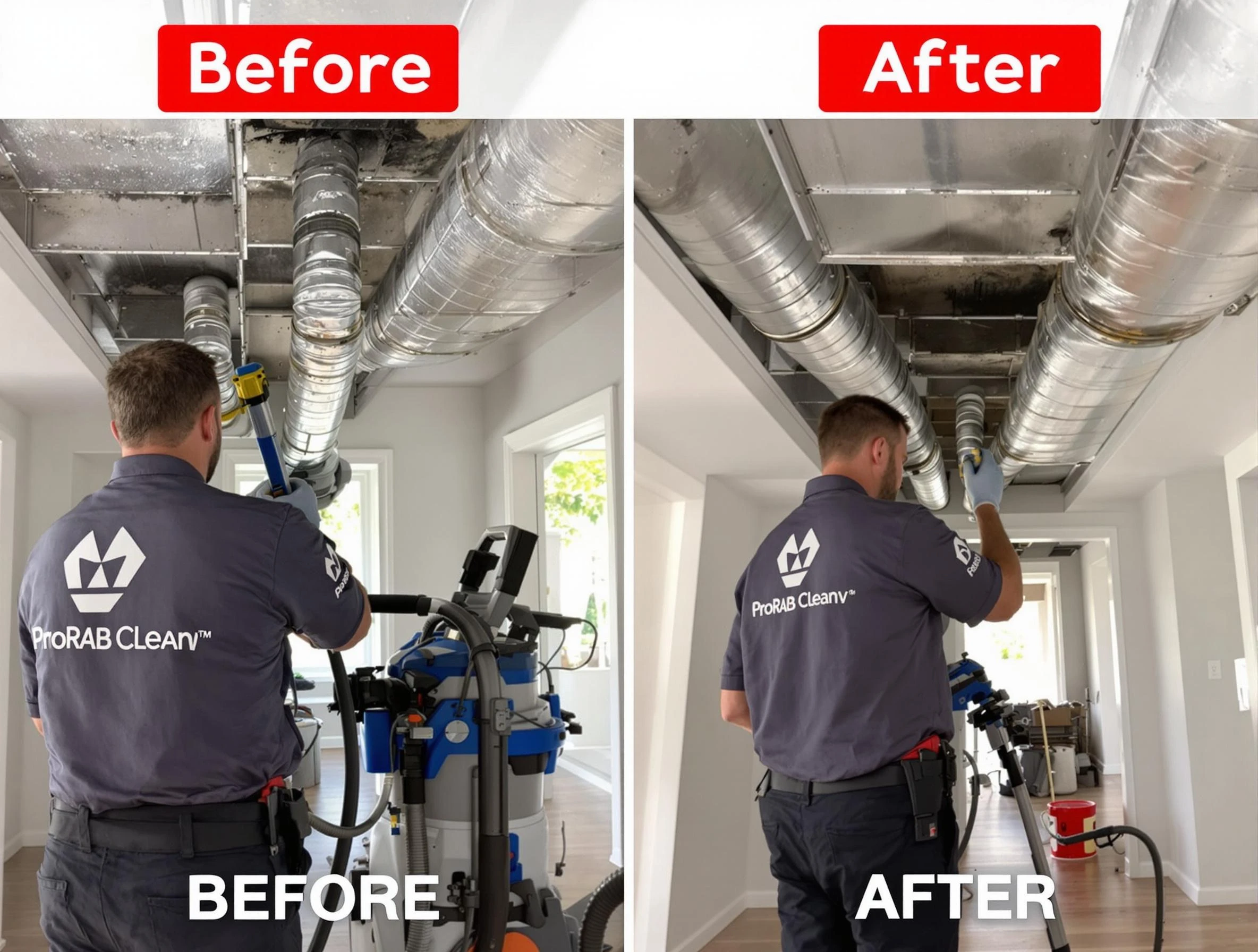 Coolidge Air Duct Cleaning expert performing thorough residential duct cleaning in a Coolidge home